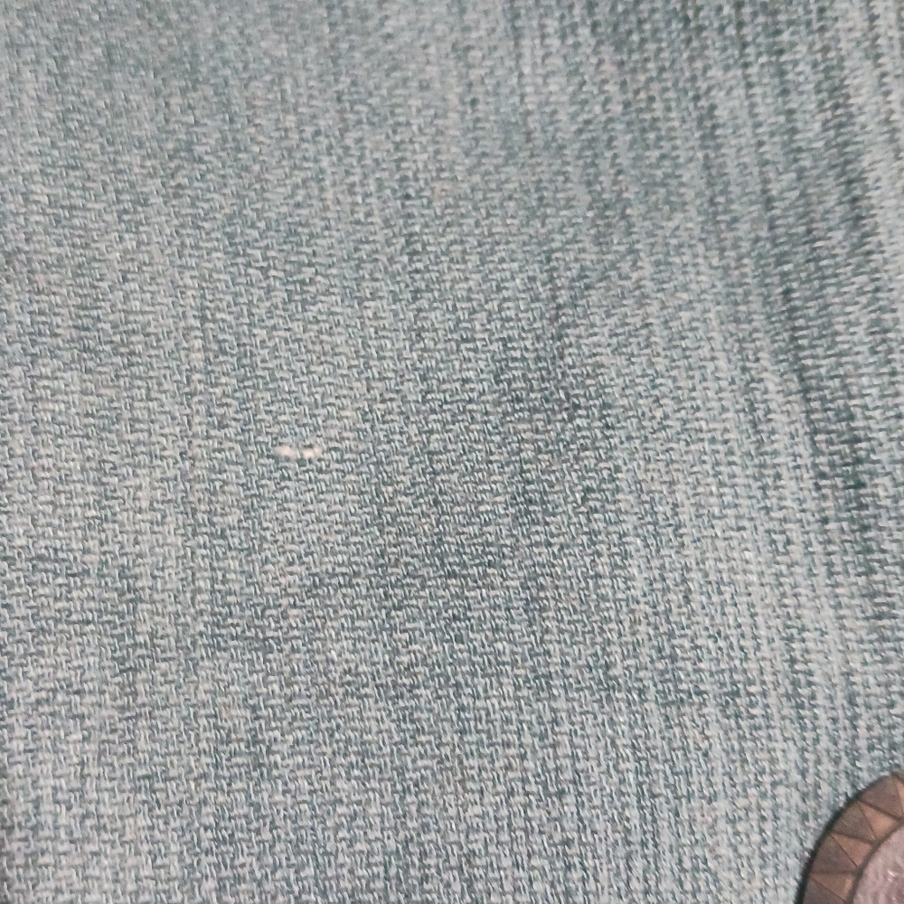 FLAX Longline Blazer Jacket Topper Teal Lagenlook 18/20 - Picture 8 of 9